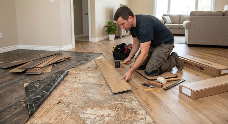 Linoleum Flooring Replacement in Manassas, VA